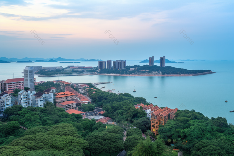 旅游胜地厦门鼓浪屿上的眺望,高清,摄影图,摄影图片,图片大全,摄影图免费下载
